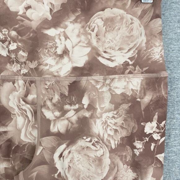 Athleta Legging Womens Extra Small Pink Elation Printed Floral Roses Activewear - Picture 5 of 16